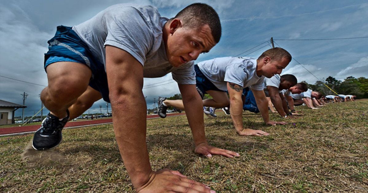 air force push up requirement